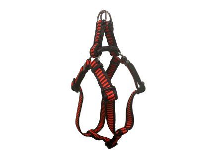 HUHUBAMBOO postroj ŽEBŘÍK 32-46cm, červený