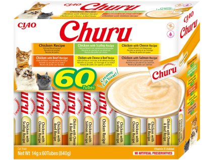 Churu cat masové pyré mix - kuře 840g (BAL.)