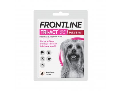 Frontline antiparazitika TRI-ACT Spot-on Dog 0,5ml XS (expirace: 31.8.2023)