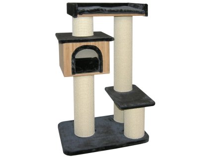 CATGATO skrabadlo Bamboo Residence antracit 126cm