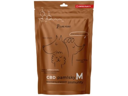 Curepoint CBD pamlsek Immunity M 100g