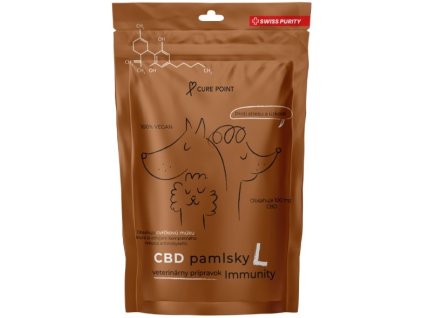 Curepoint CBD pamlsek Immunity L 100g