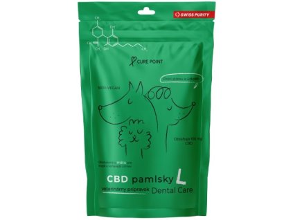 Curepoint CBD pamlsek Dental Care L 100g
