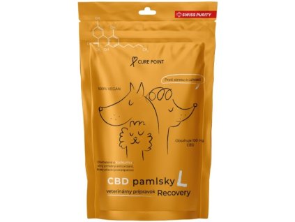 Curepoint CBD pamlsek Recovery L 100g