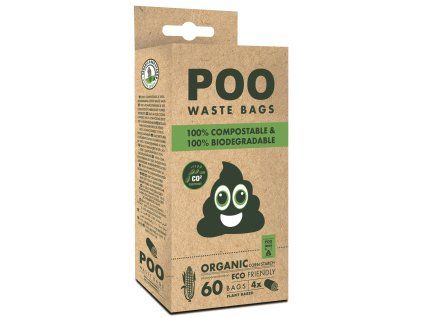 M-Pets Poo sáčky na trus, kompostovatelné 60ks