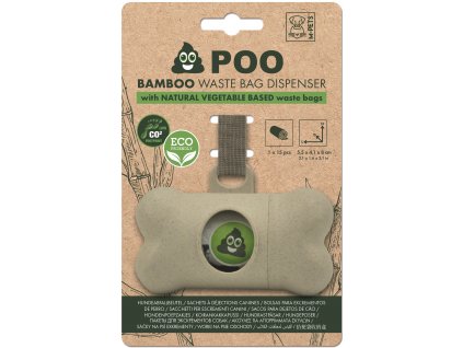M-Pets Poo Bamboo zásobník na sáčky na trus