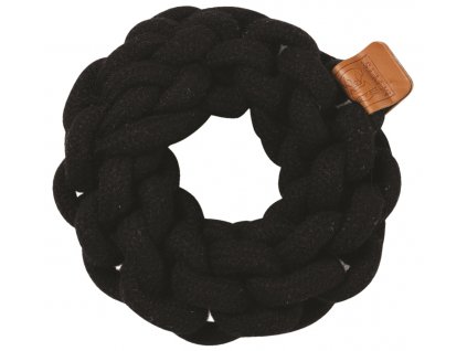 M-Pets hračka Coto bavlněný kruh černý 13cm