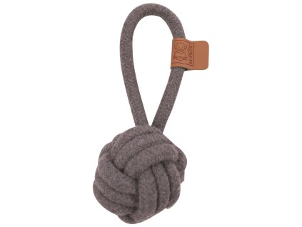 M-Pets Coto bavlněná hračka uzel, šedý 6,5cm