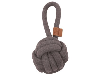 M-Pets Coto bavlněná hračka uzel, šedý 11cm