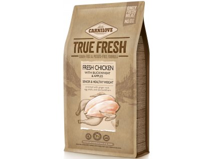 Carnilove True Fresh Senior&Healthy Weight chicken 4kg