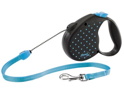 Flexi Color vodítko lanko modré M 5m/20kg