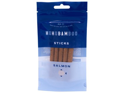 Huhubamboo lososové sticks 30g