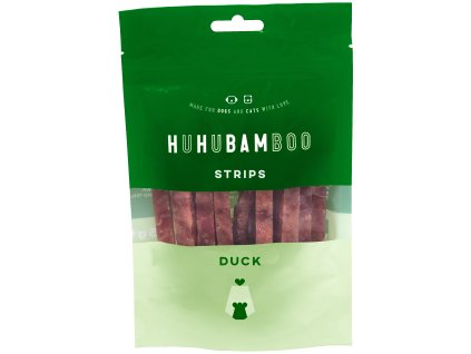 Huhubamboo kachní proužky 75g