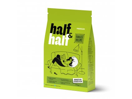 Half&Half Cat Sensitive krůta 8 kg