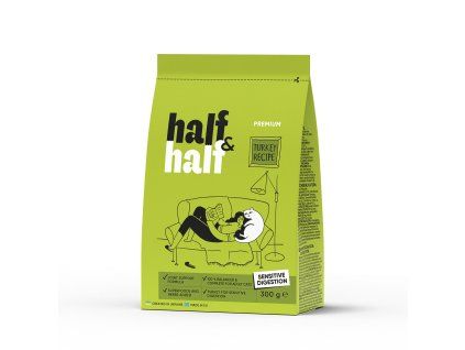 Half&Half Cat Sensitive krůta 0,3 kg