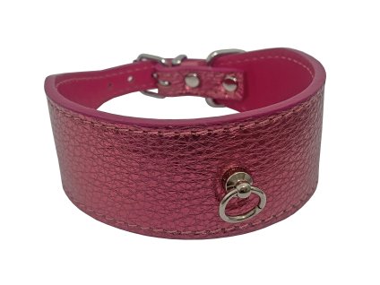 HUHUBAMBOO METAL obojek růžový M