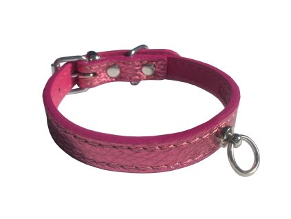 HUHUBAMBOO METAL obojek růžový S