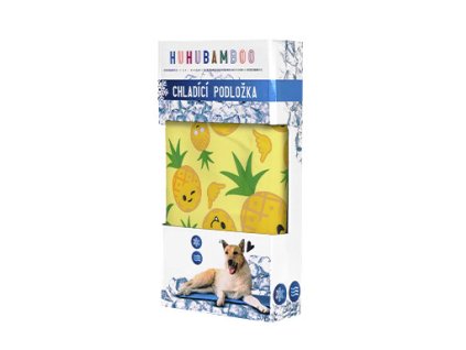 HUHUBAMBOO Chladící podložka M ananas