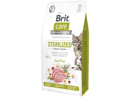 Brit Care Cat Grain-Free Sterilized Immunity Support 7kg