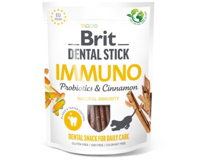 Brit dentální pamlsek pro psy Immuno with Probiotics&Cinnamon 7ks