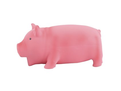 Huhubamboo pískací hračka pro psy latexové prasátko M 21cm