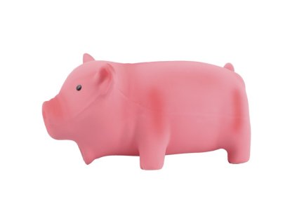 Huhubamboo pískací hračka pro psy latexové prasátko S 16cm