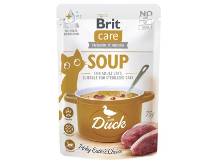 Brit Care Cat Soup with Duck 75 g