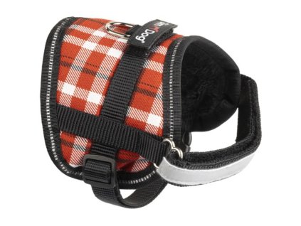 Postroj Gimborn Pixie Scot M 1,5x36-46 cm červený