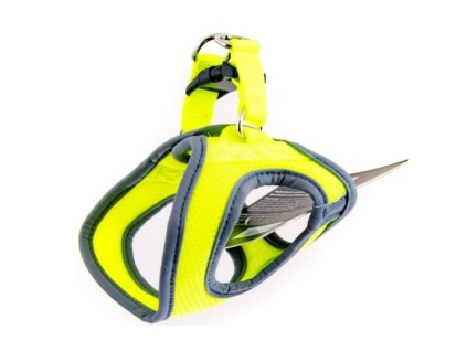 Postroj Gimborn Alfresco Mesh XS 34-36 cm žlutý