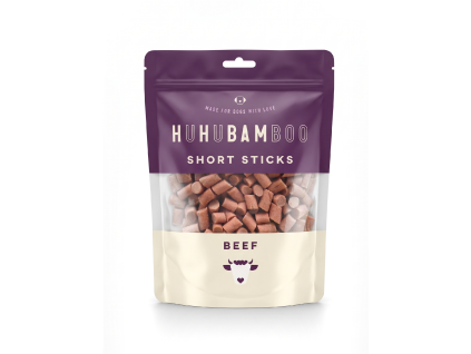 Huhubamboo hovězí mini tyčinky 250 g