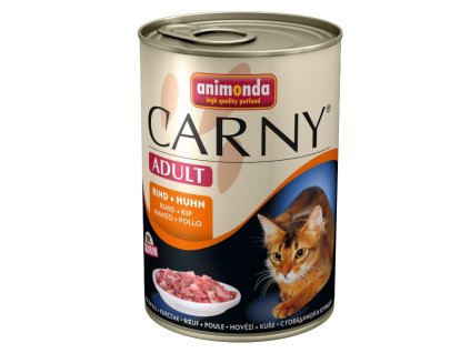 Animonda Carny konzerva pro kočky hovězí+kuře 400g