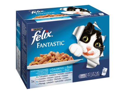 Kapsička Felix Fantastic multipack vyber z ryb 12x100g