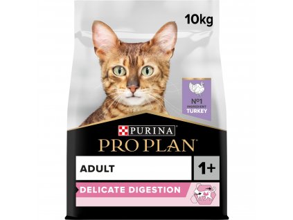 Pro Plan Cat Delicate Digestion Adult krůta 10kg