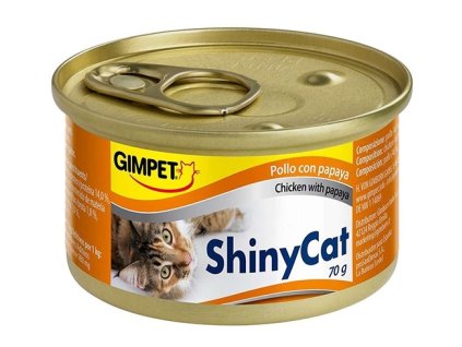ShinyCat konzerva kuře+papaja 70g