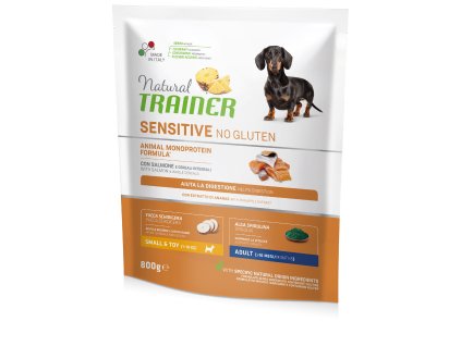 Natural Trainer Sensitive No gluten Adult Mini losos 800g