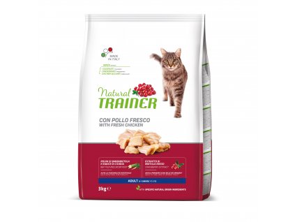 Natural Trainer Cat Adult kuřecí 3kg