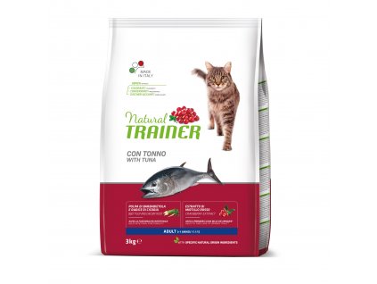 Natural Trainer Cat Adult tuňák 3kg