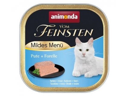 Animonda Vom Feinsten paštika pro kastrované kočky krůta+pstruh 100g