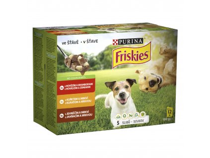 Kapsička FRISKIES P Adult multipack výběr 12x100g