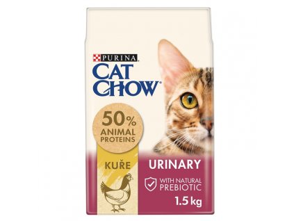 Purina Cat Chow Urinary Tract Health s vysokým podílem kuřete 15kg