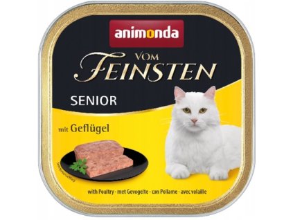 Animonda Vom Feinsten Senior paštika pro starší kočky drůbeží 100g