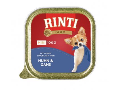 Paštika RINTI GOLD Mini kuře+husa 100g
