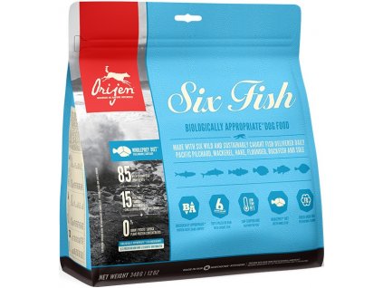 Orijen Dog Adult 6 Fish 340g