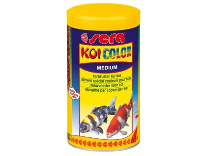 Sera doplňkové krmivo pro Koi – podpora vybarvení ryb Koi Color Medium 1000 ml NATURE