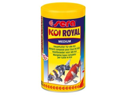 Sera základní krmivo pro koi a ostatní jezírkové ryby Koi Royal Medium 1000 ml NATURE