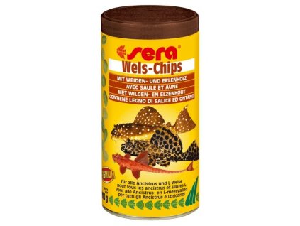 Sera speciální krmivo pro krunýřovité sumečky Wels-Chips 250 ml NATURE