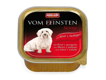 Animonda Vom Feinsten Senior paštika pro psy hovězí+kuře 150g