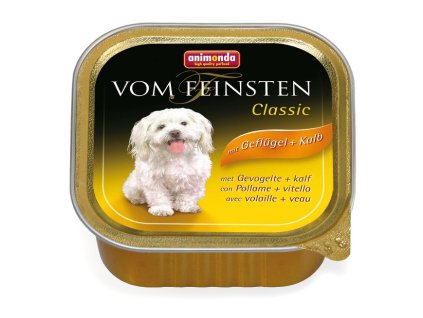 Animonda Vom Feinsten Classic paštika pro psy drůbeží+telecí 150g