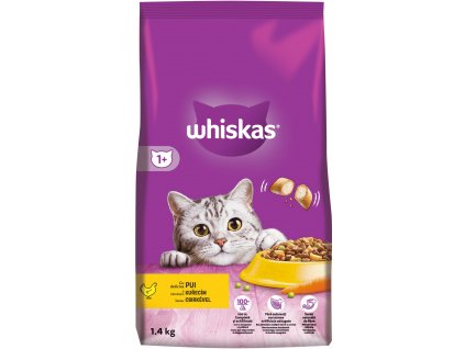 WHISKAS granule s kuřecím masem 1,4kg