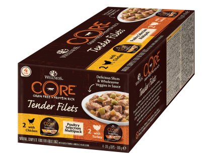 Wellness CORE Tender Filets Poultry Selection Multipack